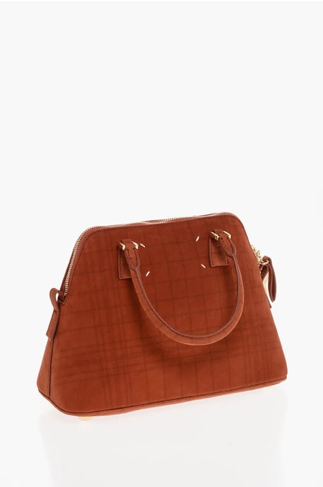 MM11 Gerecyclede suède 5AC-tas in rood - Image 2