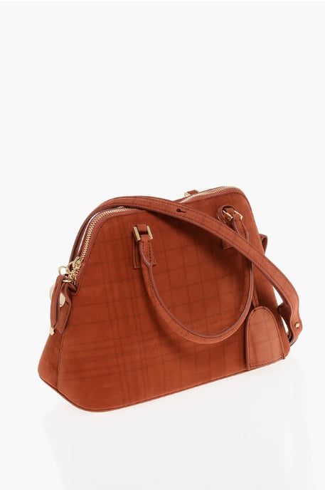 MM11 Gerecyclede suède 5AC-tas in rood - Image 3