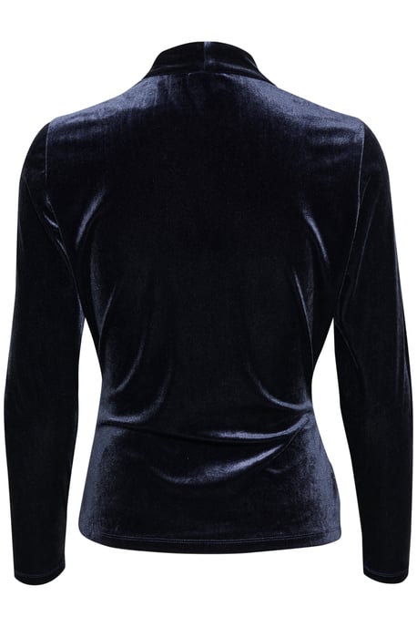 Blouse met lange mouwen Fitted blue - Image 5