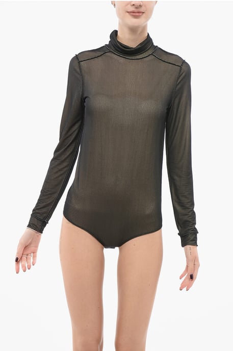 MM3 Viscose gelaagde body in bruin - Image 1