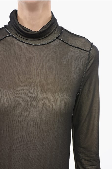 MM3 Viscose gelaagde body in bruin - Image 3