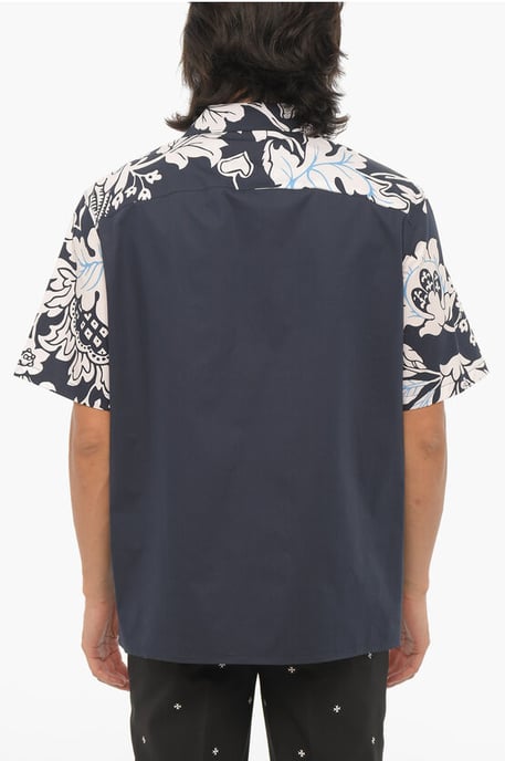 Kort mouwloos HAWAIIAN BOLTS-overhemd in blauw - Image 2