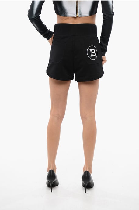 Jersey Multipocket Shorts met Logoprint - Image 2