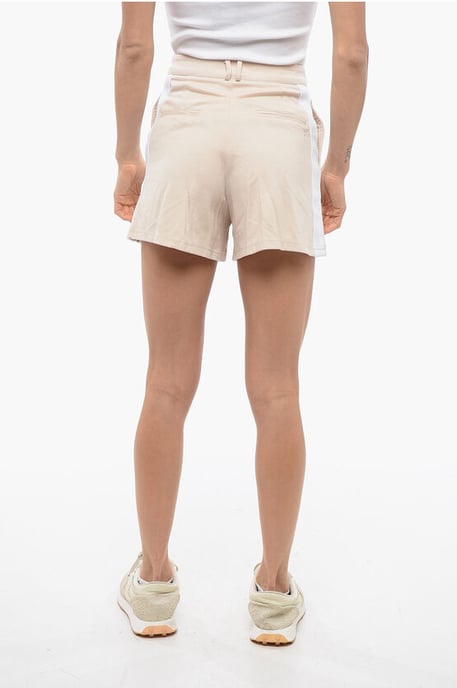 Stretch AXIM Shorts met Zijbanden in Beige - Image 2
