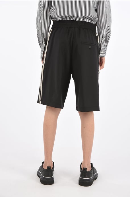 Trekkoordshorts in zwart - Image 2