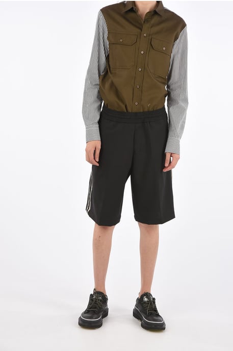 Trekkoordshorts in zwart - Image 4