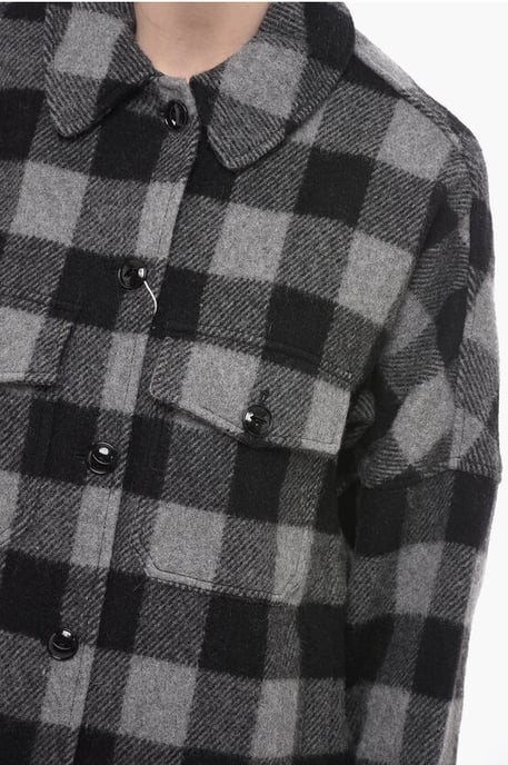 BUFFALO Overshirt van wolmix in grijs - Image 3