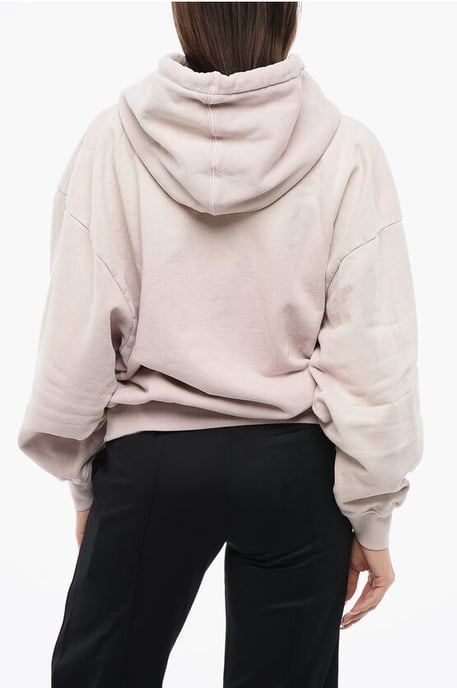 Maxi Hoodie LAUNDRY met logo en opgestikte zak in roze - Image 2