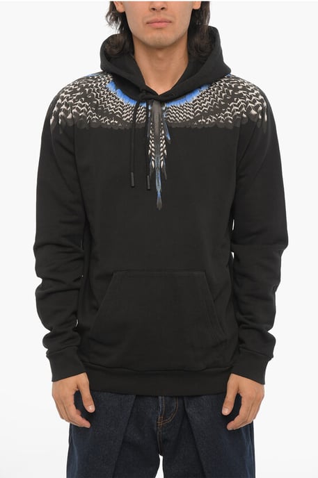 Regular Fit GRIZZLY WINGS Hoodie in Zwart - Image 1