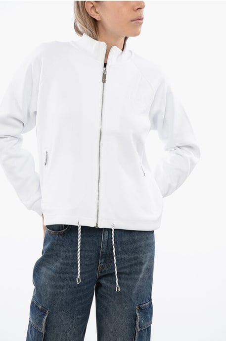 Synthetische STELET Sweatshirt met trekkoord in wit - Image 1