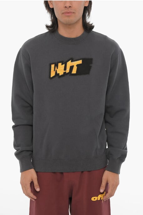 SEIZOENSSLIM SHIRT MET CROPPED HALS EN CONTRASTDETAILS IN GRIJS - Image 1