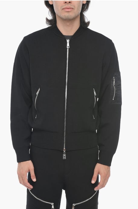 Omkeerbare baggy fit sweatshirt in zwart - Image 1
