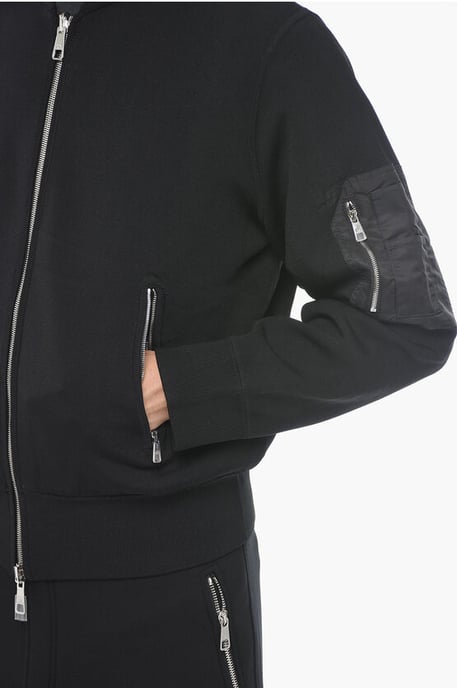 Omkeerbare baggy fit sweatshirt in zwart - Image 3