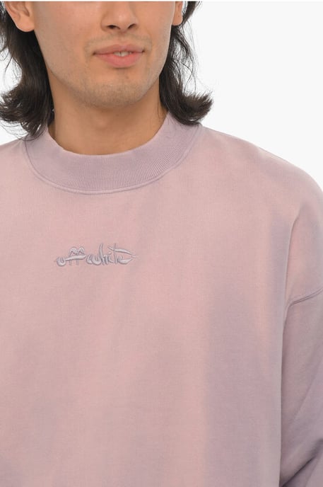 Soli Color LAUNDRY Sweatshirt met ronde hals in violet - Image 3