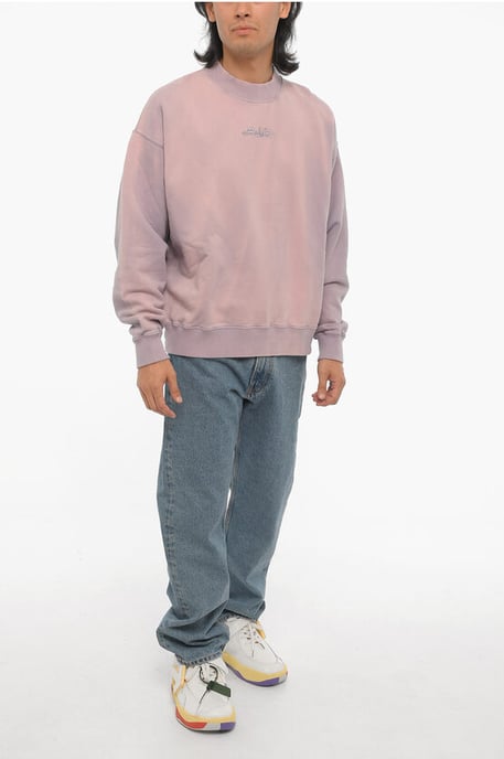 Soli Color LAUNDRY Sweatshirt met ronde hals in violet - Image 4