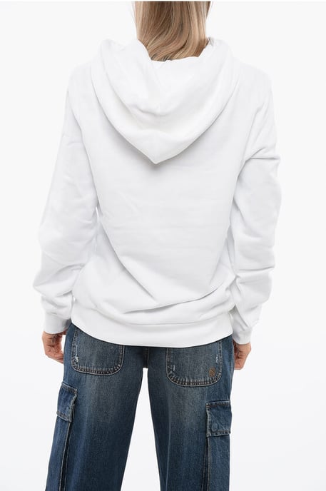 BETTO Hoodie Sweatshirt met geborduurd logo in het wit - Image 2
