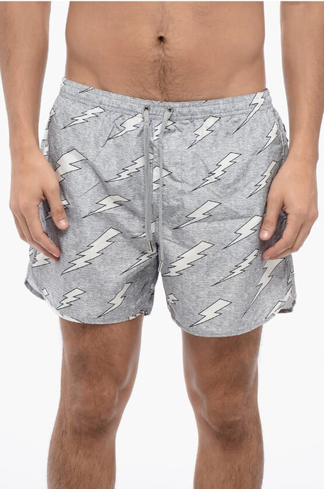 ALL-OVER RAIN BOLTS ZWEMSHORTS - Image 1
