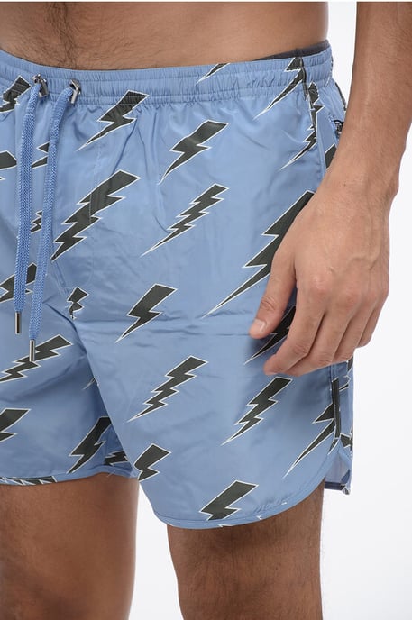 ALL-OVER RAIN BOLTS ZWEMSHORTS - Image 3