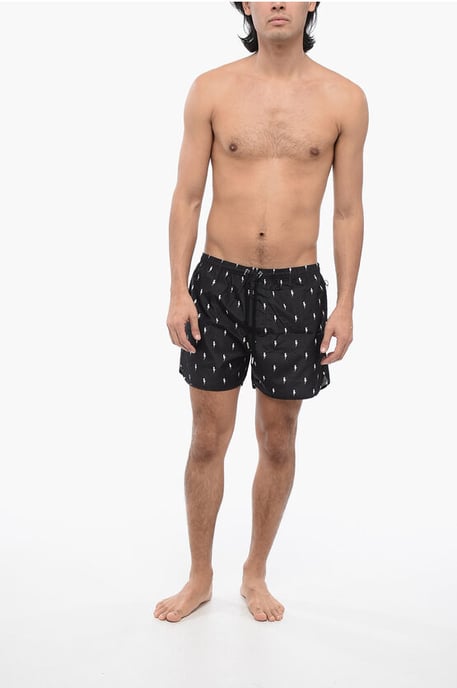 ALL-OVER MICRO BOLTS ZWEMSHORTS - Image 4