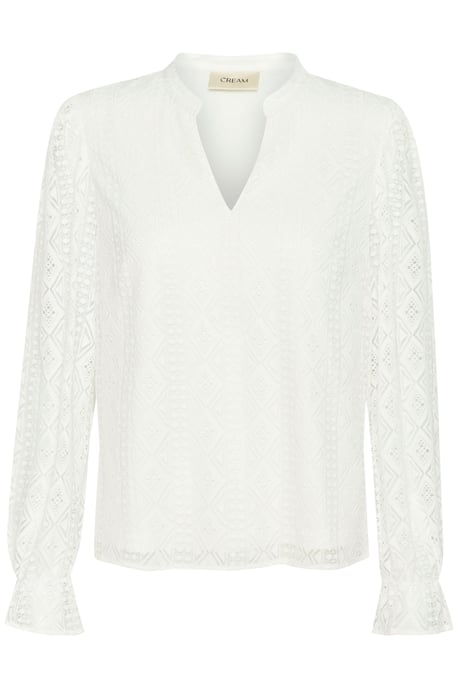Blouse met lange mouwen Regular fit white - Image 4
