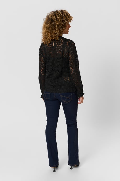 Blouse met lange mouwen black - Image 3