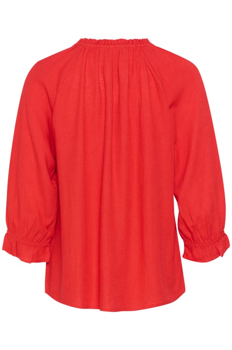 Blouse met lange mouwen Regular fit red - Image 5