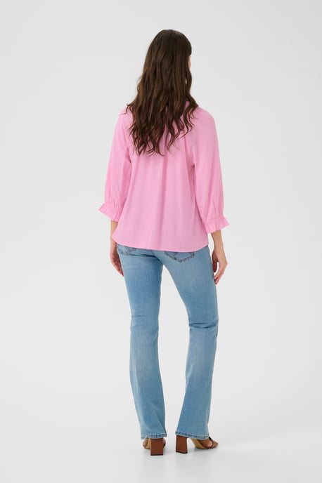 Blouse met lange mouwen Regular fit pink - Image 2