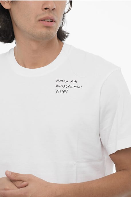Slim Fit MENS MET EEN BUITENGEWONE VISIE T-shirt met ronde hals in wit - Image 3