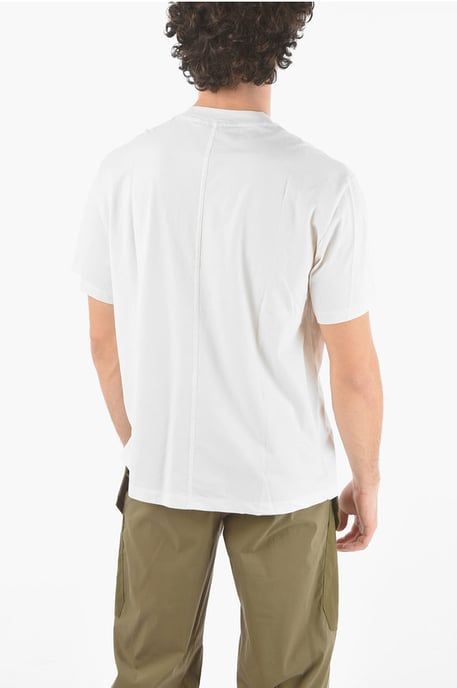 JAMES HARDEN x NEIL BARRETT T-shirt met ronde hals en bedrukt logo in beige - Image 2