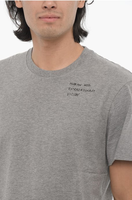 Slim Fit MENS MET EEN BUITENGEWONE VISIE T-shirt met ronde hals in grijs - Image 3
