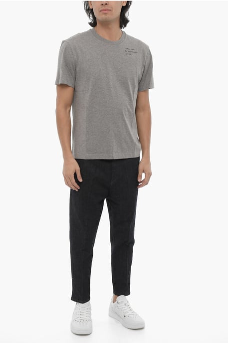 Slim Fit MENS MET EEN BUITENGEWONE VISIE T-shirt met ronde hals in grijs - Image 4