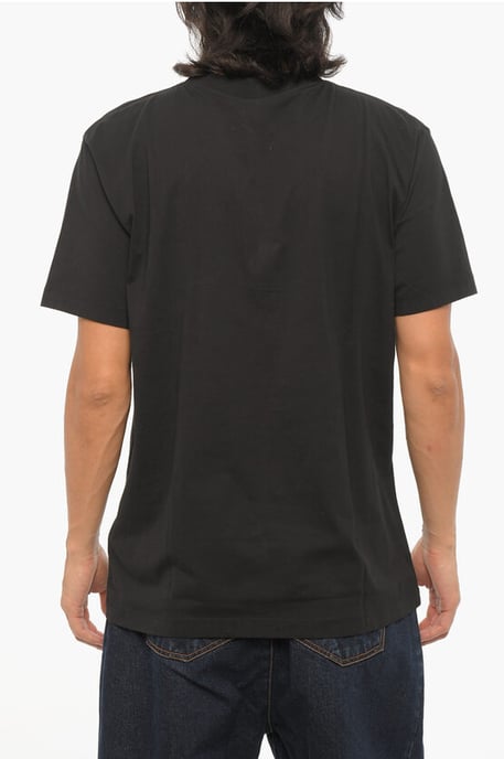 Effen ECLIPSE CROSS T-shirt met ronde hals in zwart - Image 2