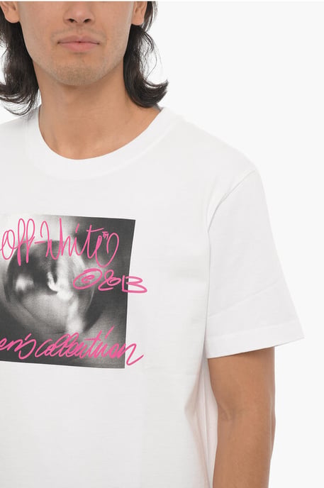 Gebroken wit Tornado-type slim-fit wit T-shirt - Image 3