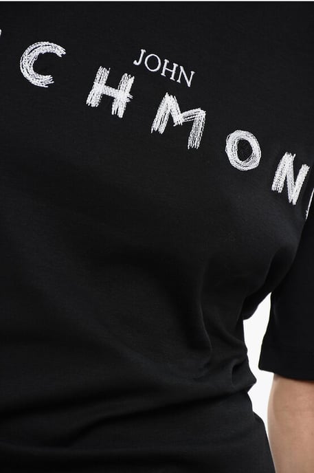 TOMIOK Over T-shirt met veterdetail aan de achterkant in zwart - Image 3