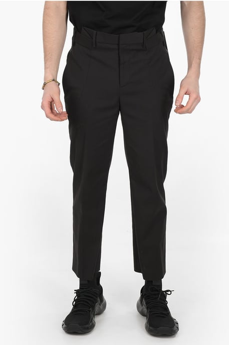 4-pocket broek met riemlus en slanke pasvorm in zwart - Image 1