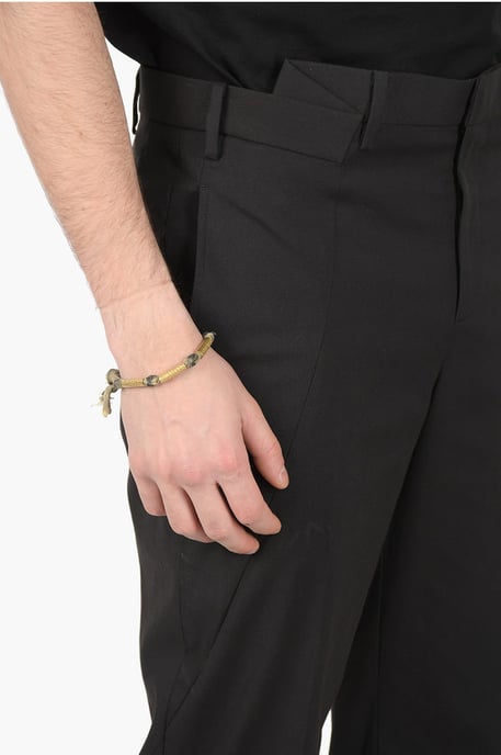 4-pocket broek met riemlus en slanke pasvorm in zwart - Image 3