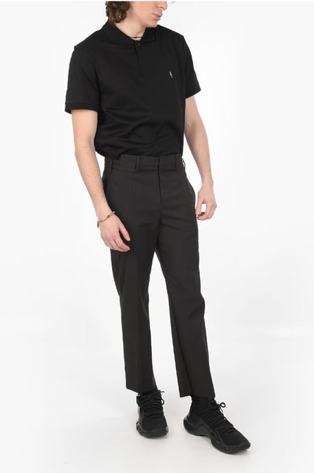 4-pocket broek met riemlus en slanke pasvorm in zwart - Image 4