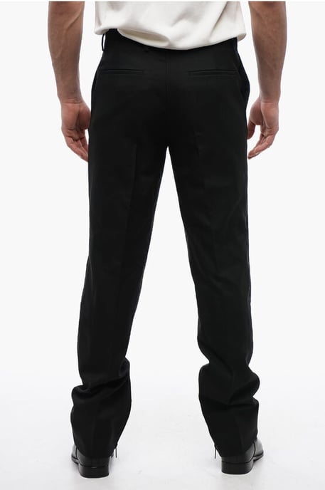 Slim-fit TECH DRILL-broek met rits aan de onderkant in zwart - Image 2