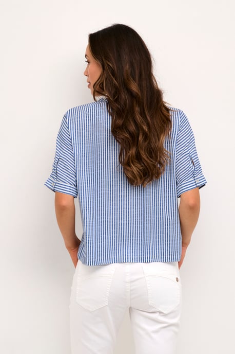 Korte mouwen shirt Baggy fit light blue - Image 3