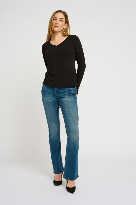 T-shirt met lange mouwen Regular fit - Image 2