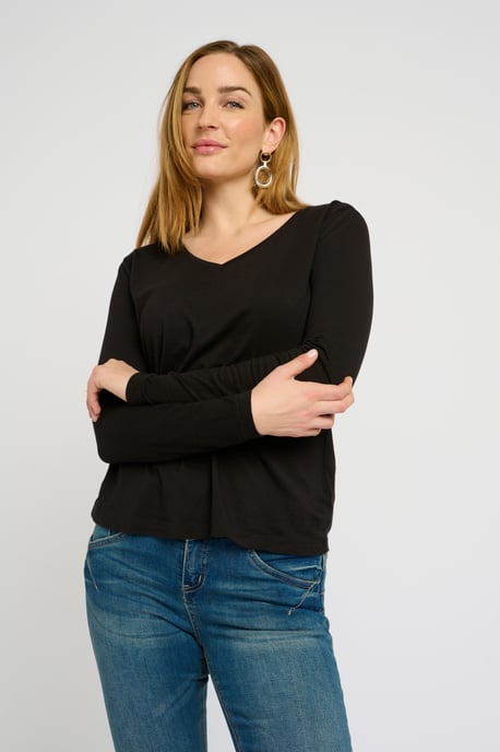 T-shirt met lange mouwen Regular fit - Image 5