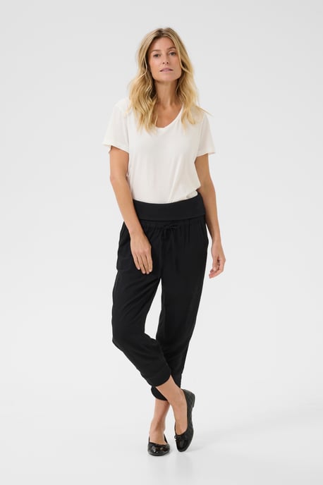Casual broek Loose fit black - Image 1