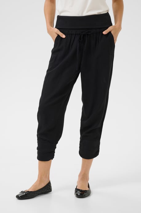 Casual broek Loose fit black - Image 3