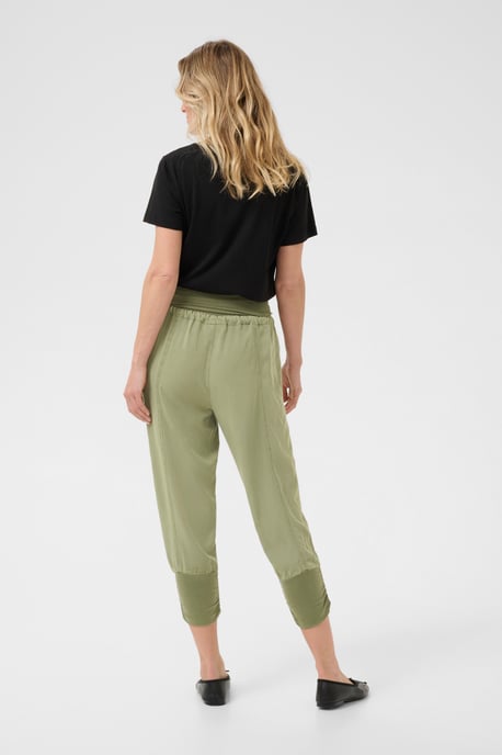 Casual broek Loose fit green - Image 4
