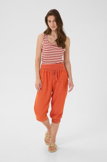 Casual broek Loose fit orange - Image 2