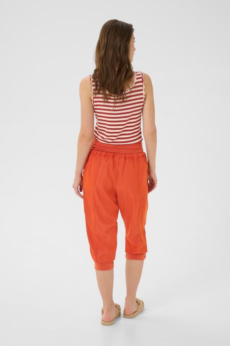 Casual broek Loose fit orange - Image 4
