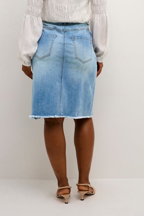 Denim rok A-shape blue - Image 5