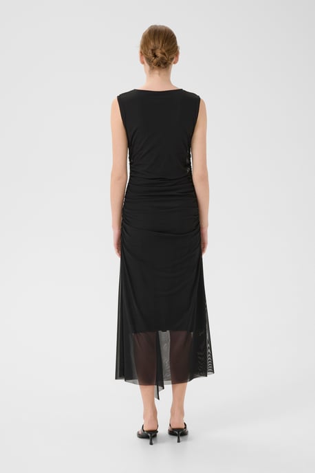 Jersey jurk Tight fit black - Image 3