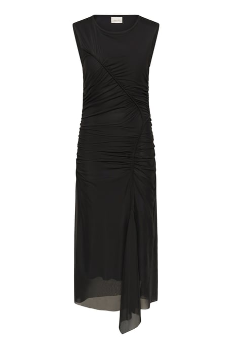 Jersey jurk Tight fit black - Image 5