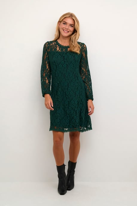 Jurk Feminine dark green - Image 1